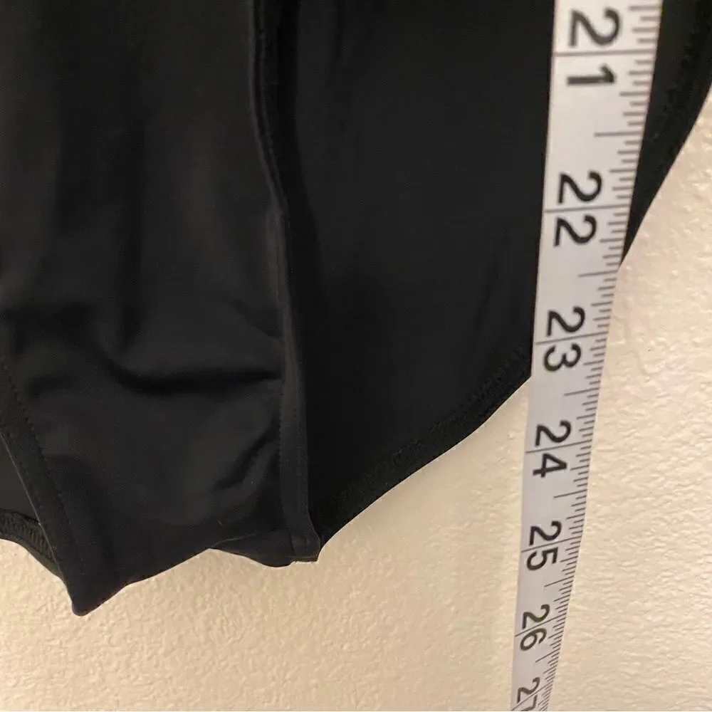 WEISSMAN Ivy Sky Dance Costume black illusion Crystal Halter Leotard MT10716 SA